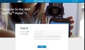 
							         ANZ FastPay Portal								  
							    