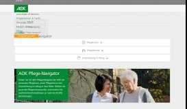 
							         AOK Pflege-Navigator - Suchmaske der Pflegeeinrichtungssuche								  
							    