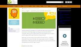 
							         AOL Login - access your email account - WebDevelopersNotes								  
							    