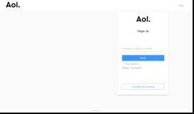 
							         AOL - login								  
							    