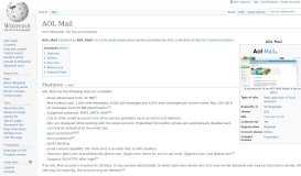
							         AOL Mail - Wikipedia								  
							    