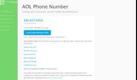 
							         AOL Phone Number | Call Now & Skip the Wait - GetHuman								  
							    