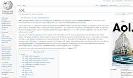 
							         AOL - Wikipedia								  
							    