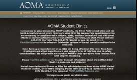 
							         AOMA Student Clinic | Acupuncture Clinic Austin								  
							    