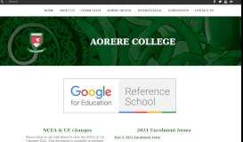 
							         Aorere College								  
							    