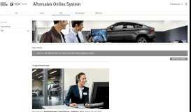 
							         AOS : Hilfe - Aftersales Online System - BMW Group								  
							    