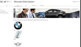 
							         AOS : Service - Aftersales Online System - BMW Group								  
							    