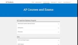 
							         AP Courses and Exams – AP Students – College Board								  
							    