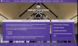 
							         AP Registration / 2019 Exam Schedule - John Jay High School								  
							    