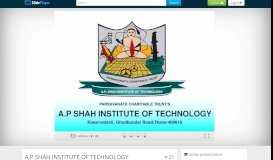
							         A.P SHAH INSTITUTE OF TECHNOLOGY - ppt download - SlidePlayer								  
							    