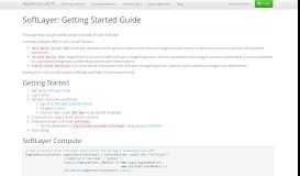 
							         Apache jclouds® :: SoftLayer: Getting Started Guide								  
							    