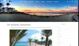 
							         Apartment Espardell Promenade - Affitto Formentera								  
							    
