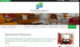 
							         Apartment Features - Elkridge Estates								  
							    