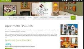
							         Apartment Features - Trevors Run								  
							    