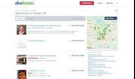 
							         Apartment Information & Referral Raleigh,NC - DexKnows								  
							    