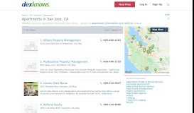 
							         Apartment Information & Referral San Jose,CA - DexKnows								  
							    
