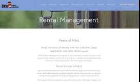 
							         Apartment Management — DWM Property Management								  
							    