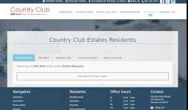 
							         Apartment Residents - Country Club Estates								  
							    