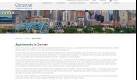 
							         Apartments For Rent In Denver | Greystar								  
							    