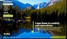 
							         Apartments for Rent in Longmont, CO | Fox Ridge - Home								  
							    