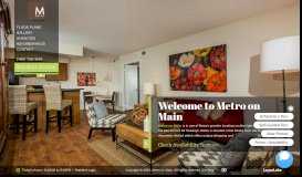 
							         Apartments for Rent in Mesa, AZ | Metro on Main - Home								  
							    