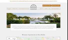 
							         Apartments for Rent in New Berlin, WI | Wimmer Communities								  
							    