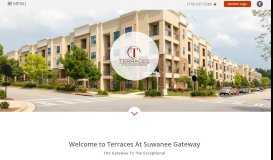 
							         Apartments for Rent in Suwanee, GA | Terraces At Suwanee Gateway ...								  
							    