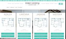 
							         Apartments for Rent in The Woodlands TX | Alden Landing | Plans								  
							    