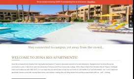 
							         Apartments For Rent | Zona Rio Apartments | Tucson, AZ								  
							    