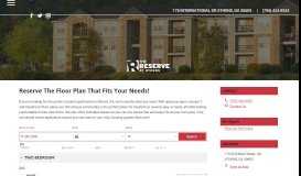 
							         Apartments in ATHENS GA | The Reserve at Athens								  
							    