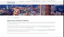 
							         Apartments in Atlanta | Greystar								  
							    