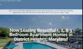 
							         Apartments in District Heights, MD | Foxwood-apts.com								  
							    