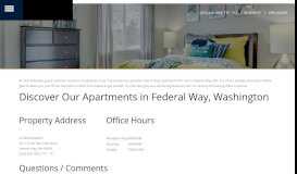 
							         Apartments in Federal Way, Washington | Club Palisades | Contact								  
							    