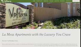 
							         Apartments La Mesa | Volterra Apartments | Residents								  
							    