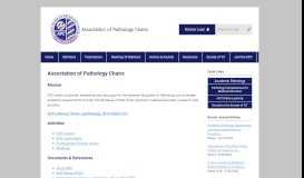 
							         APC | Association of Pathology Chairs								  
							    