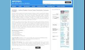
							         APCPDCL - Online Electricity Bill Payment and Enquiry								  
							    