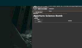 
							         Aperture Science Bomb | Half-Life Wiki | FANDOM powered by Wikia								  
							    