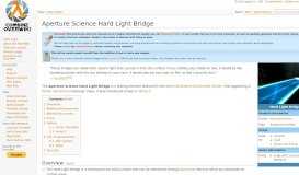 
							         Aperture Science Hard Light Bridge - Combine OverWiki, the original ...								  
							    