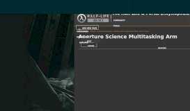 
							         Aperture Science Multitasking Arm | Half-Life Wiki | FANDOM powered ...								  
							    