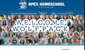 
							         APEX Homeschool Program								  
							    