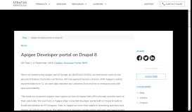 
							         Apigee Developer Portal on Drupal 8 | Stratus Meridian								  
							    