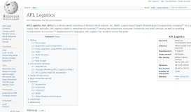 
							         APL Logistics - Wikipedia								  
							    