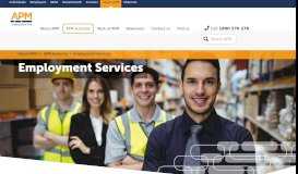 
							         APM Employment Services | APM | Australia								  
							    