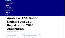 
							         Apna CSC online apply: Digital Seva Registration 2019 (Direct link)								  
							    