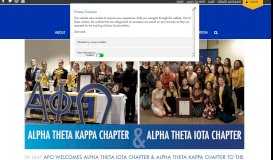 
							         APO Welcomes Alpha Theta Iota Chapter & Alpha Theta Kappa ...								  
							    