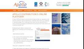 
							         Apollo Distribution's Online Platform | Apollo Distribution | Sheffield ...								  
							    