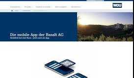 
							         App | Basalt AG App | Asphalt - Grauwacke Union								  
							    