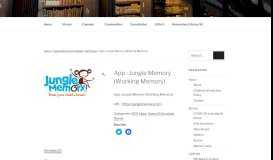 
							         App : Jungle Memory (Working Memory) | Homeschool ...								  
							    