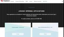 
							         App Portal | Yazaki North America								  
							    