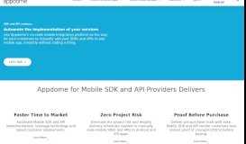 
							         Appdome for Mobile SDK and API Vendors | No Code - Faster ...								  
							    